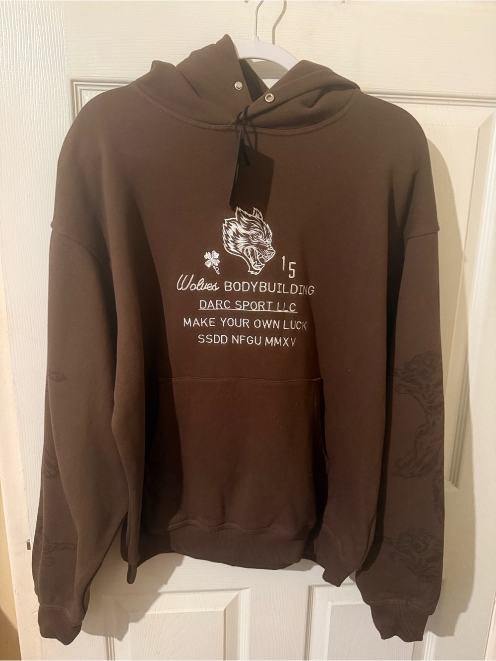 Darc Sport Make Your Own Luck Hoodie Desert Dust Brown Limited 203/500 NWT